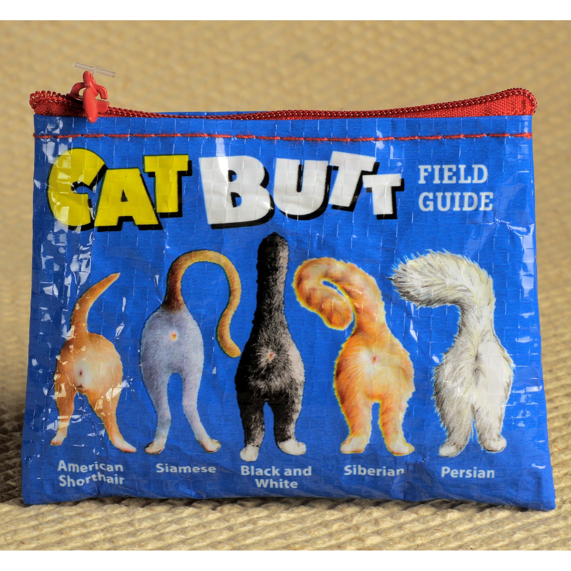 Official Cat Butt Field Guide Recycled Coin Purse by Blue Q