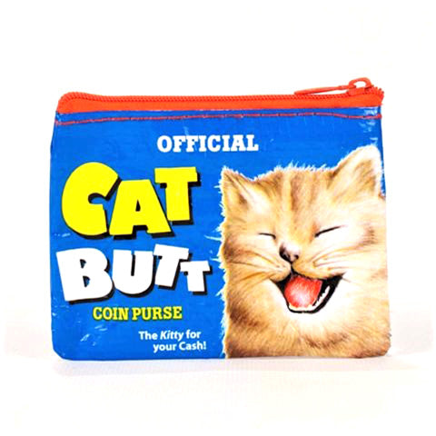 Official Cat Butt Field Guide Recycled Coin Purse by Blue Q