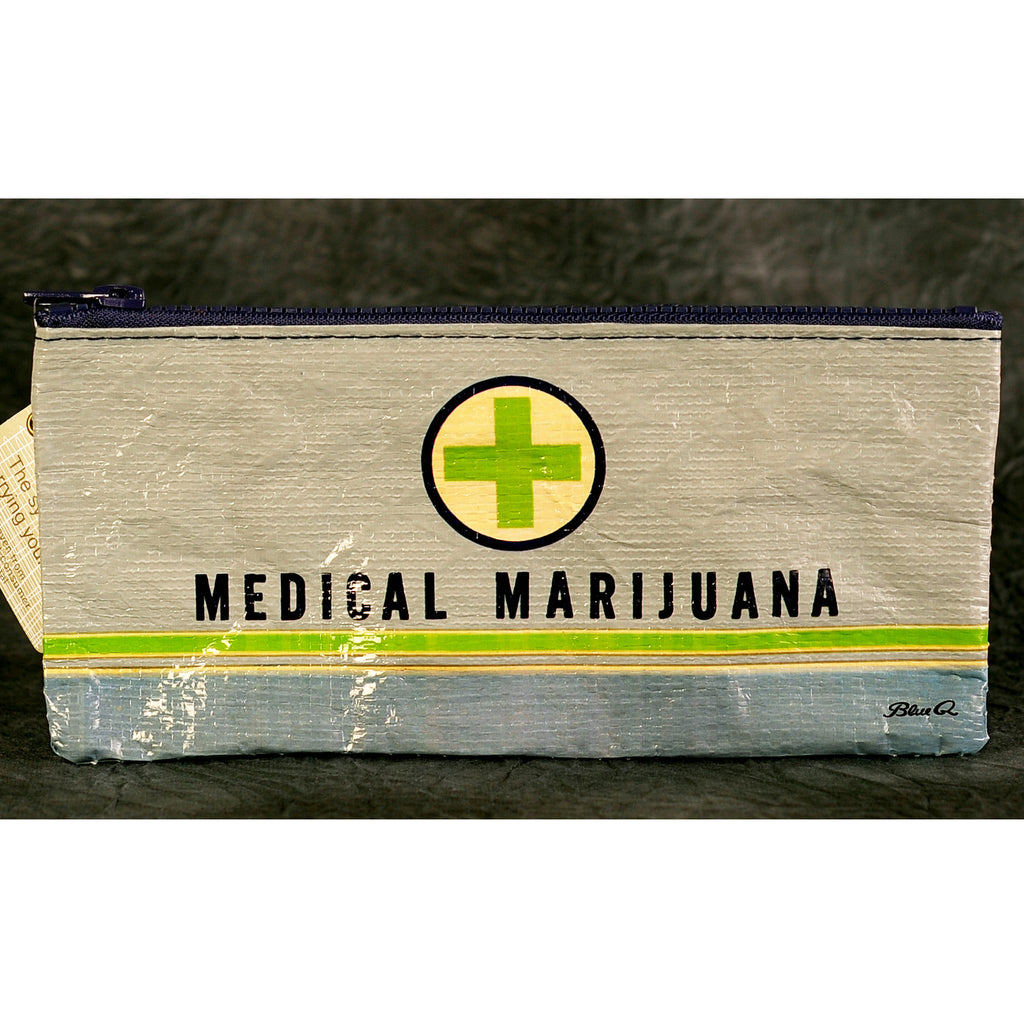 Medical Marijuana Blue Q Pencil Case
