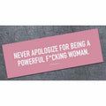 Powerful F*cking Woman - bumper magnet - AA