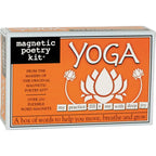 Yoga themed Magnetic Poetry kit