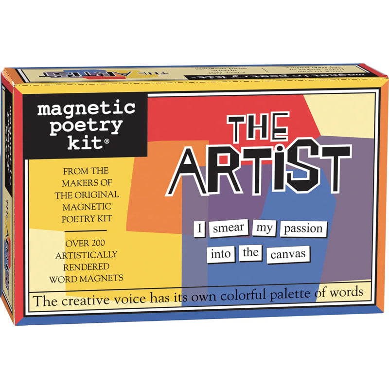 Artist themed Magnetic Poetry kit