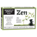 Zen themed Magnetic Poetry kit
