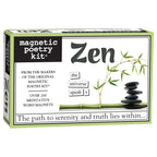 Zen themed Magnetic Poetry kit