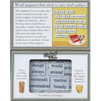 Cocktail Hour themed Magnetic Poetry kit