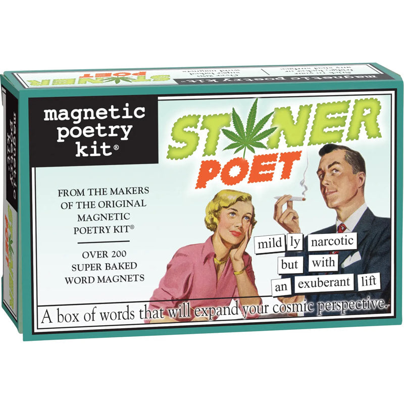 Stoner themed Magnetic Poetry kit