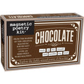Chocolate themed Magnetic Poetry kit