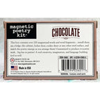 Chocolate themed Magnetic Poetry kit