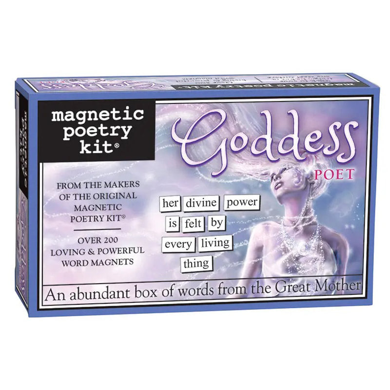 Goddess themed Magnetic Poetry kit