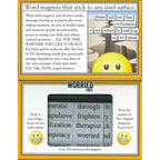 Worried themed Magnetic Poetry kit