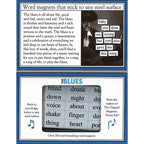 The Blues themed Magnetic Poetry kit