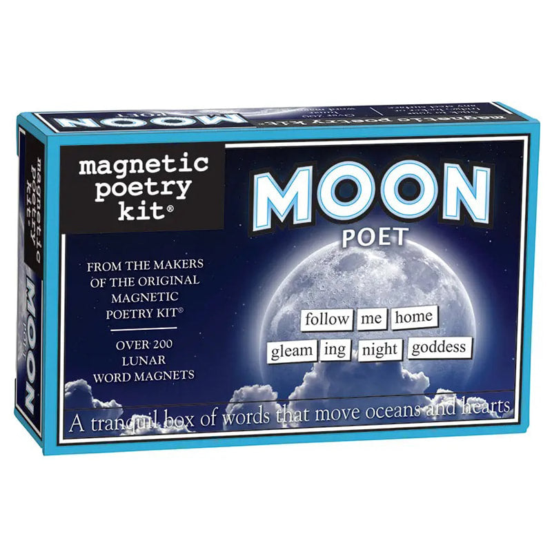 Moon themed Magnetic Poetry kit