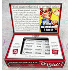 Go Girl themed Magnetic Poetry kit