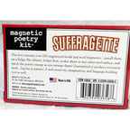 Suffragette themed Magnetic Poetry kit
