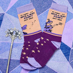 Give a Shit Fairy. Women's Crew Socks - BB