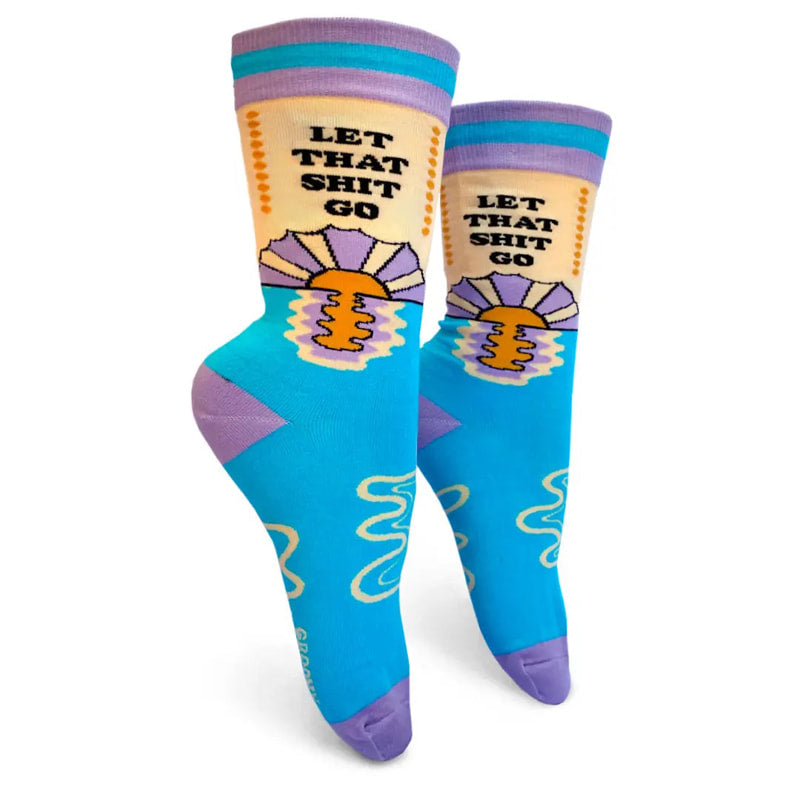 Let That Shit Go - Women's Crew Socks - BB