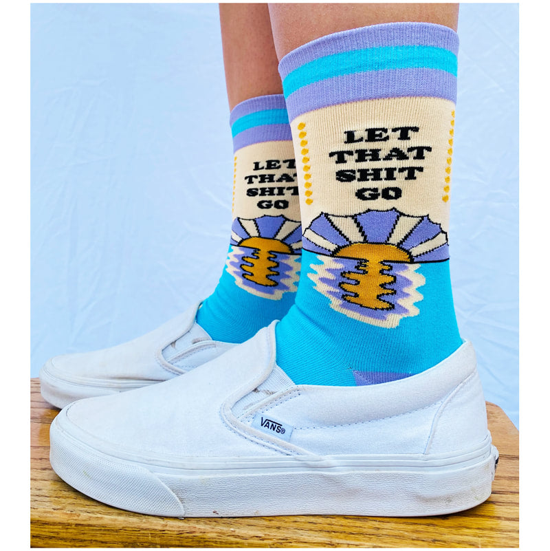 Let That Shit Go - Women's Crew Socks - BB