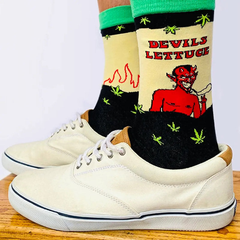 Devils Lettuce - MEN's Crew Sock - BB