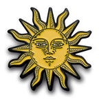 Smiling Face Sun Enamel Pin - CC
