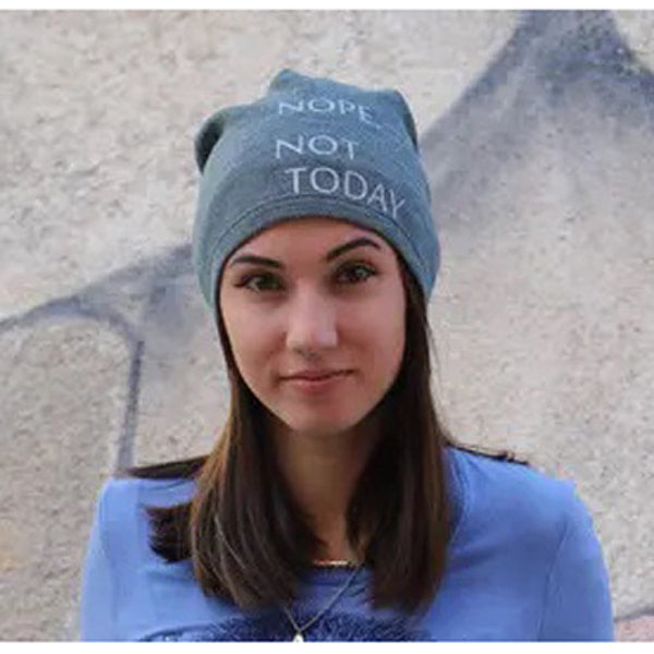 Nope,  Not Today - Women's Beanie Cap. FF