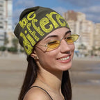 be different -nylon and wool women's beanie - FF