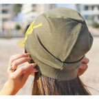 be different -nylon and wool women's beanie - FF