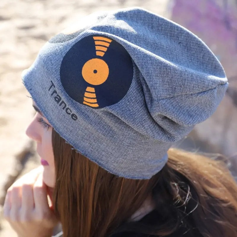 Peace, Love, Trance. Soft, Warm Women's Beanie Cap - FF
