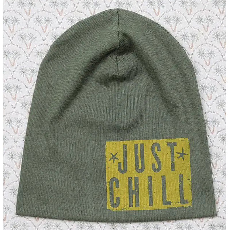 JUST CHILL Cotton Ribbed, Doubled Women's Beanie Cap - FF