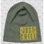 JUST CHILL Cotton Ribbed, Doubled Women's Beanie Cap - FF