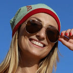 LIVE SIMPLY Reversed Cotton Sweatshirt Printed Women's Beanie Cap - FF