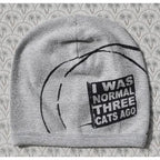 I was Normal three cats ago Women's Beanie In Inverted Sweatshirt Fabric  - FF