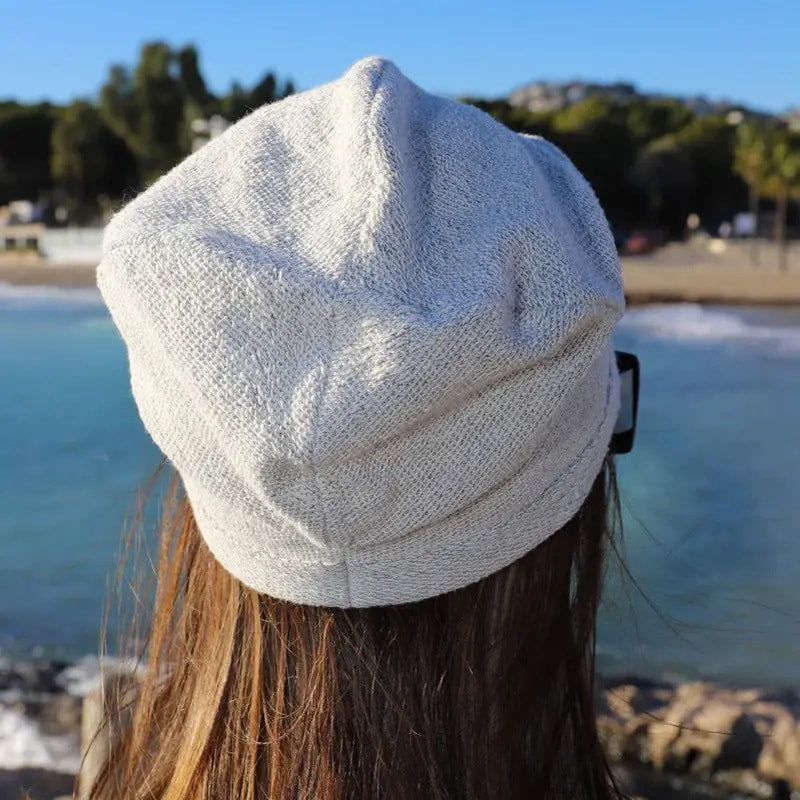 Sad Me + Coffee = Happy Me Inverted Sweatshirt Fabric Beanie - FF