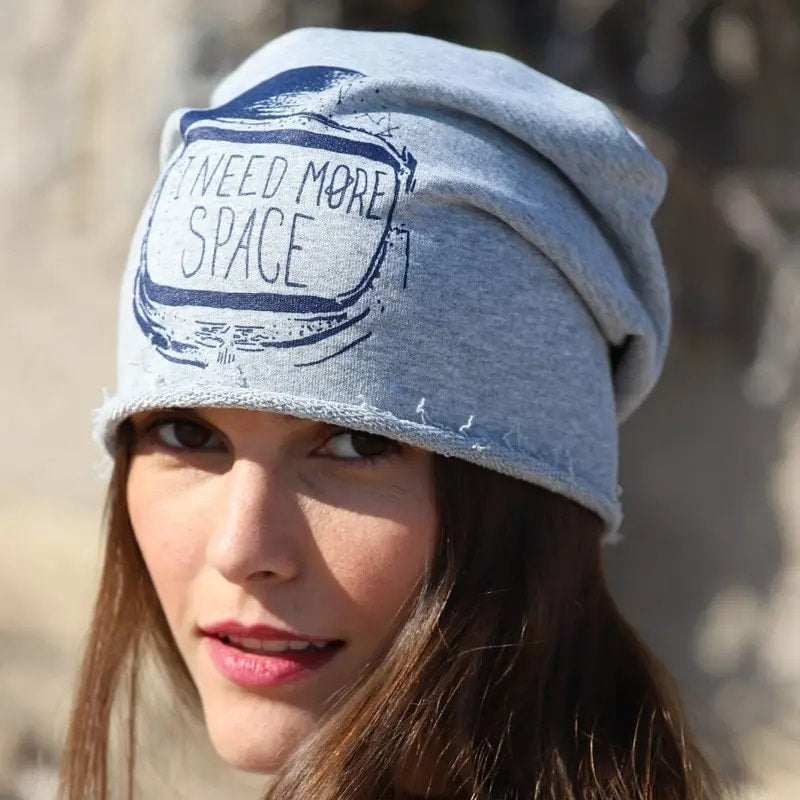I Need More Space - Sweatshirt Fabric  Women's Beanie - FF