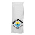 There it goes.  My last fuck. Hang Tight Cotton Towel with pull through loop - by Twisted Wares