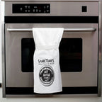 Sometimes when I open my Mouth My MOM Comes out. Hang Tight Cotton Towel with pull through loop - by Twisted Wares