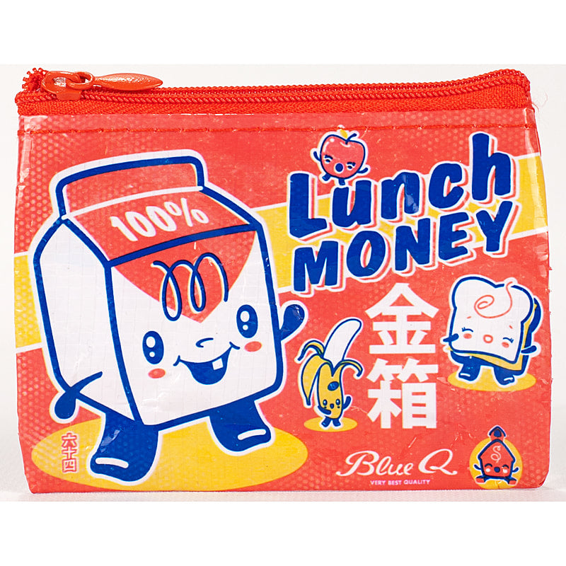 Lunch Money Eco, Recycled Coin Purse by Blue Q
