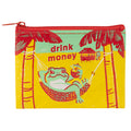 Drink Money Recycled Coin Purse - Blue Q