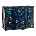 Blue Q Starry Garden Shopping Bag Shoulder Tote  -  Eco  - Pocket, Zipper, folding