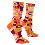 This Grandma has Seen Some Shit.  Women's Crew Socks - Blue Q