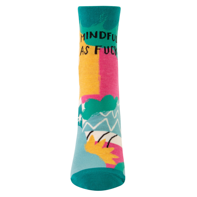 Mindful as Fuck - Blue Q Women's Ankle Socks