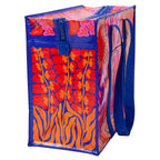 Blue Q Shopping Bag Shoulder Tote  - Bright Blooms - Eco  - Pocket, Zipper, folding