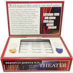 Theater lover themed Magnetic Poetry kit