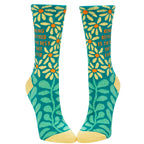 Retired is the Best Shit Blue Q Women's Crew Socks